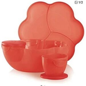 NEW (NIP) Tupperware Chip ‘N Dip Set